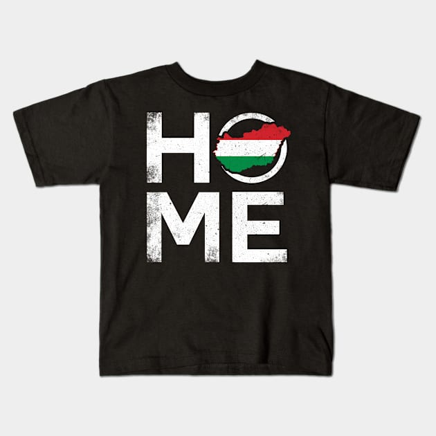 Hungary flag. Perfect present for mom mother dad father friend him or her Kids T-Shirt by SerenityByAlex